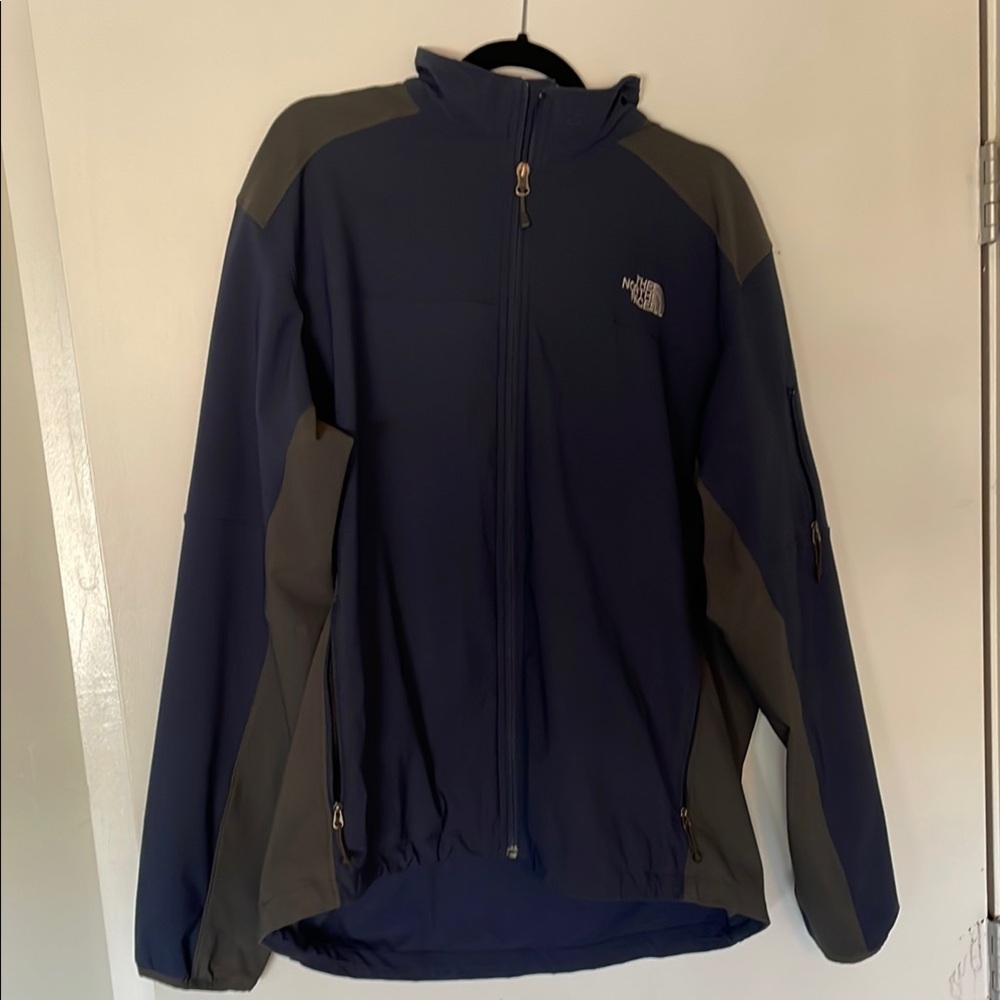 North Face Blue Gray Performance Jacket - Men’s XL